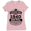 Made In 1940 And Still Awesome Ladies Fitted T-Shirt