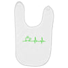 morning coffee heatbeat ekg Baby Bibs
