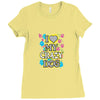 love my crazy dog Ladies Fitted T-Shirt