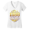 legends are born in 1988 hoodie 5 Women's V-Neck T-Shirt