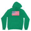 t-rex vintage american flag Unisex Hoodie