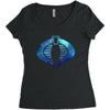 Cobra Commander G.I. Joe Women's Triblend Scoop T-shirt