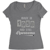 made in 1958 and still awesome Women's Triblend Scoop T-shirt