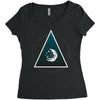 Abstract Planet Women's Triblend Scoop T-shirt