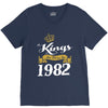 kings are born in 1982 V-Neck Tee