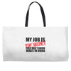 top secret Weekender Totes