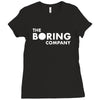 the boring company elon musk Ladies Fitted T-Shirt