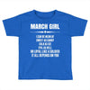 Super March Girl Toddler T-shirt