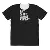 eat sleep game repeat All Over Women's T-shirt