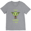 too cute i am V-Neck Tee