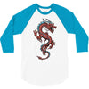 chinese dragon 3/4 Sleeve Shirt