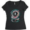 the girl and the dragon Women's Triblend Scoop T-shirt