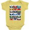 vw camper van fronts, ideal gift or birthday present Baby Bodysuit