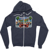 mens retro game out run, ideal gift or birthday present. Zipper Hoodie