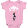 fortnite dab (white) Baby Bodysuit