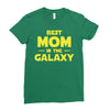 Best Mom in the Galaxy Ladies Fitted T-Shirt