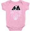 The Mountains Are Calling, I Must Go Baby Bodysuit