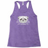 pug mom sugar skull Racerback Tank