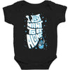 lonely astronaut Baby Bodysuit