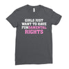 girls just want to have fundamental rights Ladies Fitted T-Shirt