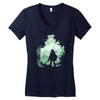 the adventure begins Women's V-Neck T-Shirt