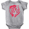 money over emotion Baby Bodysuit