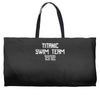 titanic swim team 1912 funny Weekender Totes