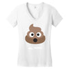 cute poo Women's V-Neck T-Shirt
