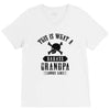 This is What a Badass Grandpa Looks Like V-Neck Tee