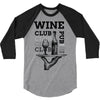 Wine Club 3/4 Sleeve Shirt