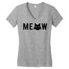 meow Women's V-Neck T-Shirt