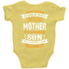 Super Cool Mother Of A Freaking Awesome Son Baby Onesie