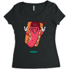 cool hotdog Women's Triblend Scoop T-shirt