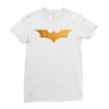 Batman Gold Logo Ladies Fitted T-Shirt