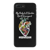 my body is a garden, not a graveyard black iPhone 7 Plus Case