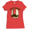 mustachio Ladies Fitted T-Shirt