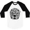 ask me about my shar pei 3/4 Sleeve Shirt