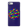 funny girly colorful patterns mustaches iPhone 7 Case