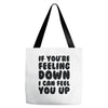new rude birthday present Tote Bags
