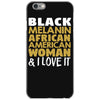melanin african american woman iPhone 6/6s Case