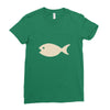 fish Ladies Fitted T-Shirt