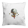 overwatch zenyatta cute spray Throw Pillow