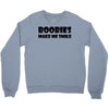 boobies make me smile (2) Crewneck Sweatshirt