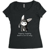grim bunny Women's Triblend Scoop T-shirt