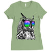 cool owl Ladies Fitted T-Shirt