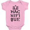 Magnifique With Crown Baby Bodysuit