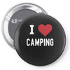 i love camping! Pin-back button