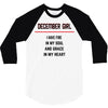 December Girl 3/4 Sleeve Shirt