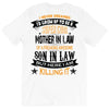 Super Cool Mother In Law Of A Freaking Awesome Son In Law T-Shirt