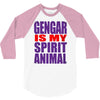 gengar is my spirit animal 3/4 Sleeve Shirt